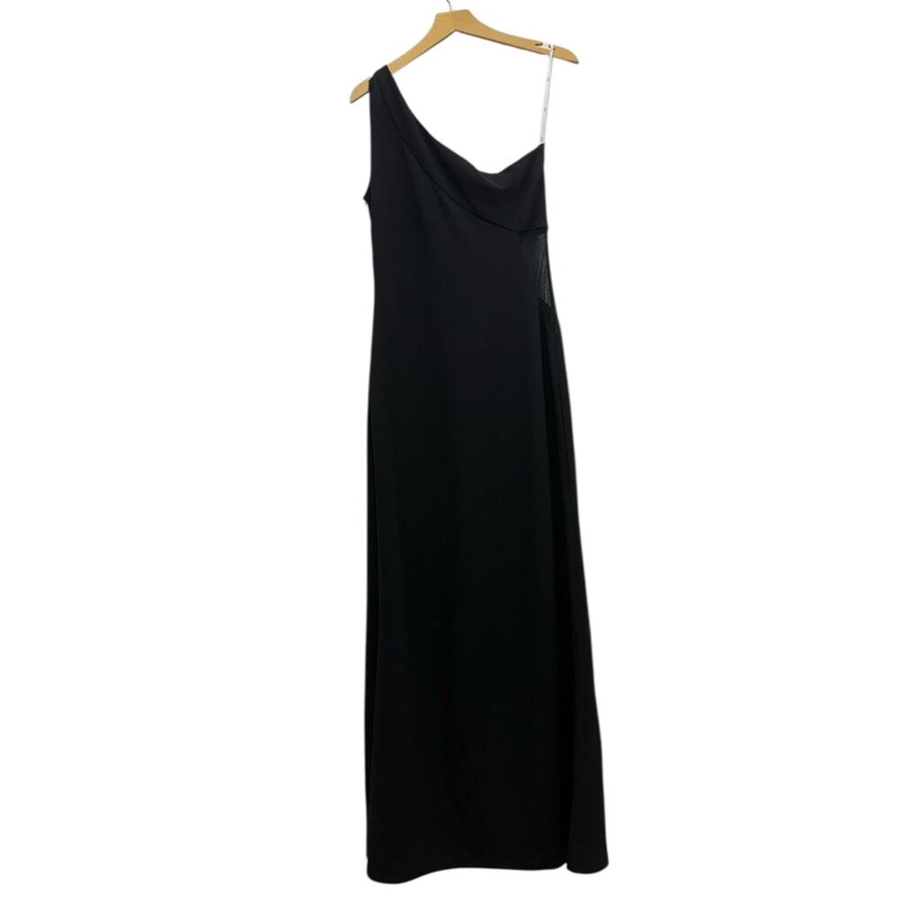 Lulus Modern Attraction Black One-Shoulder Mermaid Maxi Dress size XL - Picture 3 of 5